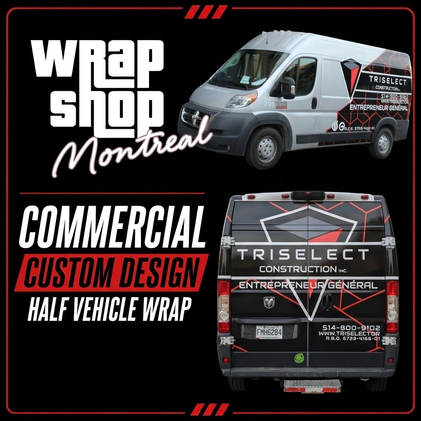 Wrap Shop Montreal vehicle wrap