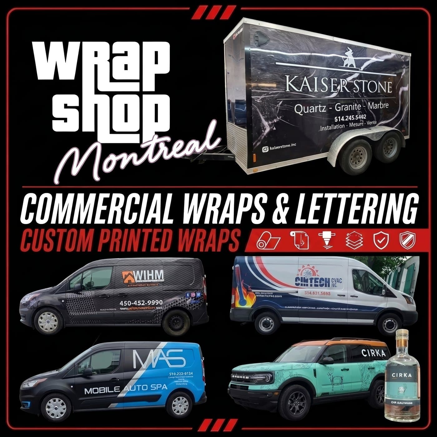 Wrap Shop Montreal vehicle wrap